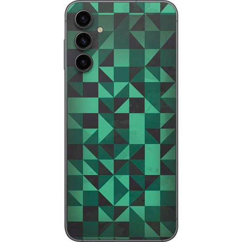 Black & Green Galaxy A14 5G Skin